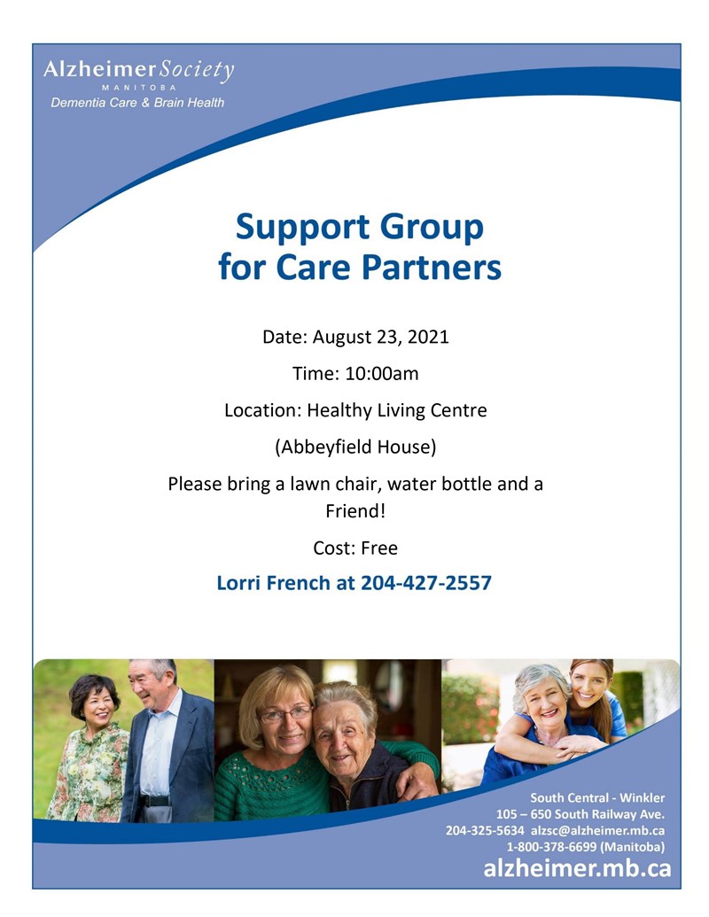 Alzheimer's Society Support Group for Care Partners