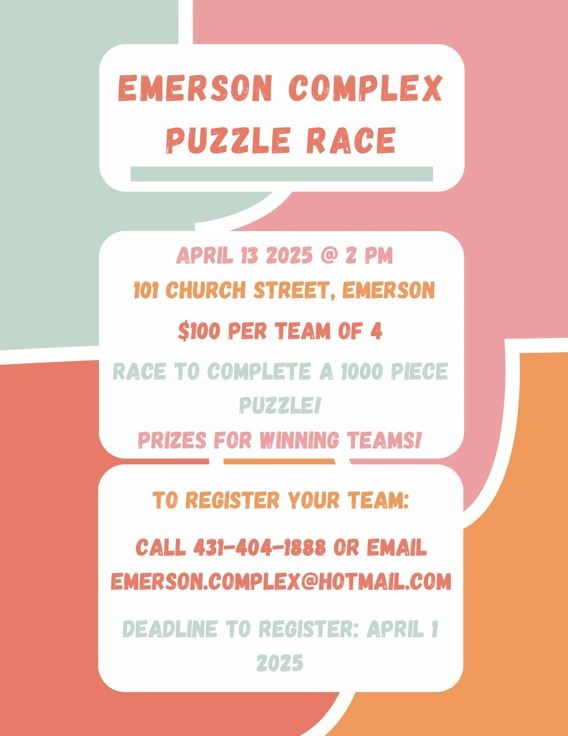 Emerson Complex Puzzle Race