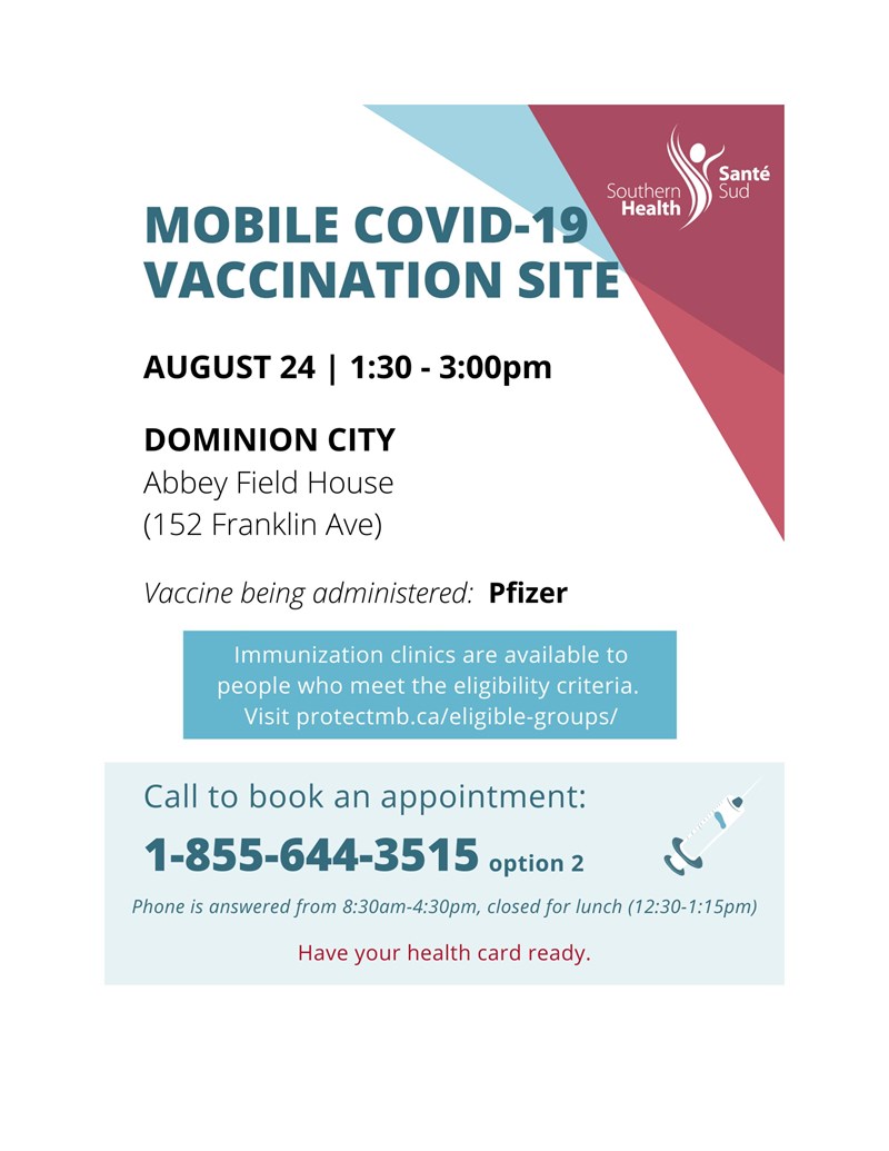 MOBILE COVID-10 VACCINATION SITE