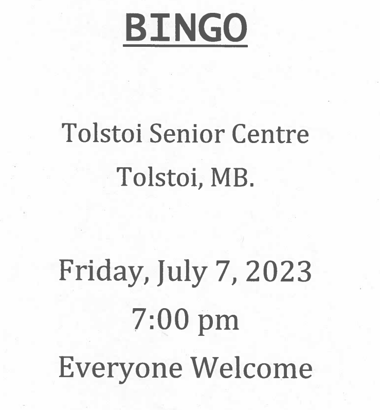 Tolstoi Bingo