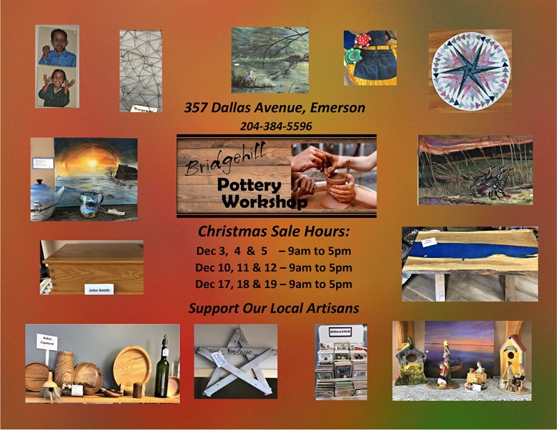 Bridgehill Pottery Workshop - Christmas Sale