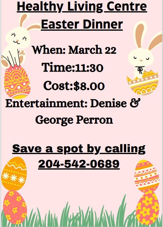 Easter Dinner - Healthy Living Centre