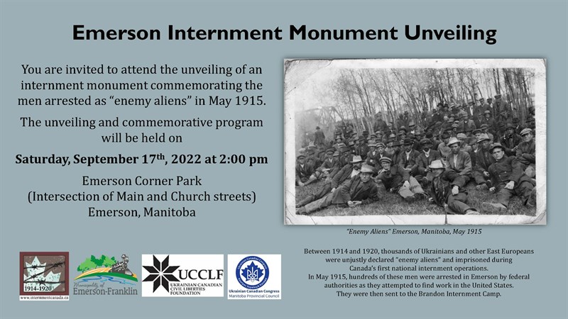 Emerson Internment Monument Unveiling