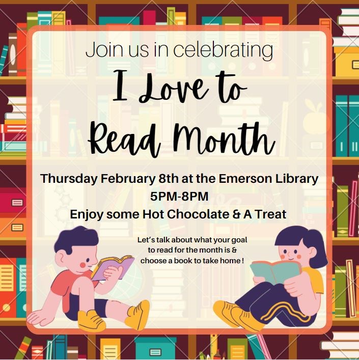 Emerson Library -  I Love to Read