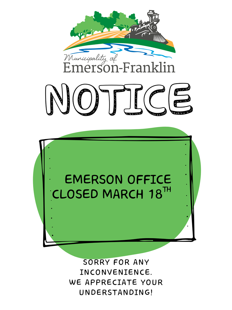 Emerson Office Closed