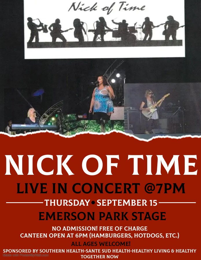 Nick of Time Concert