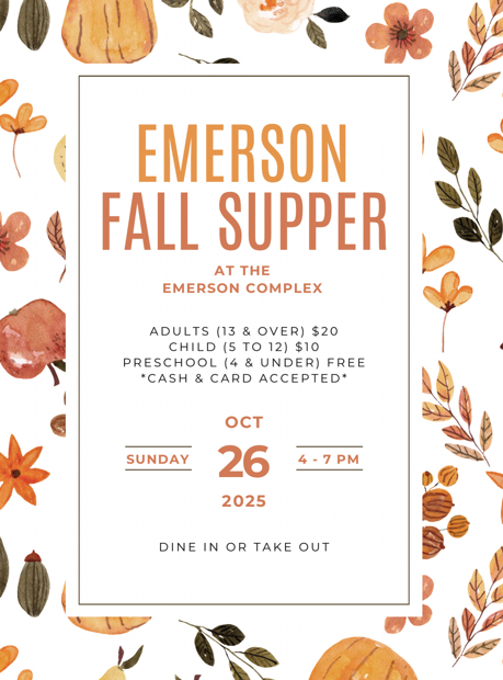 Emerson Fall Supper