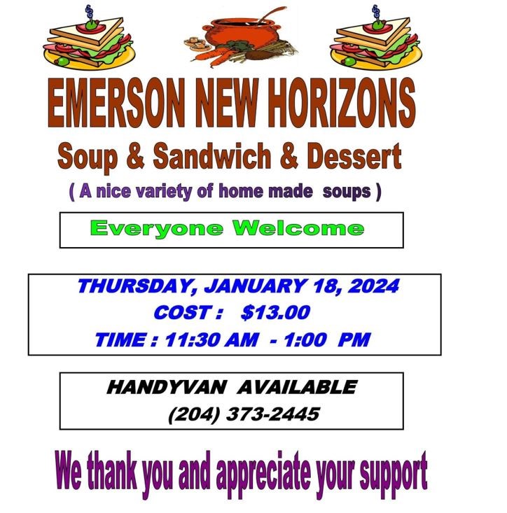 Soup, Sandwich & Dessert