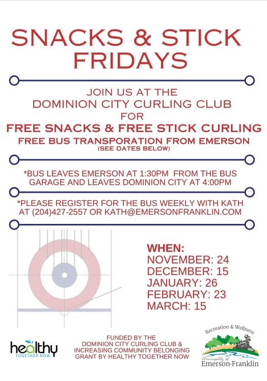 Snacks & Stick Curling