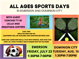 All Ages Sports Day - Emerson