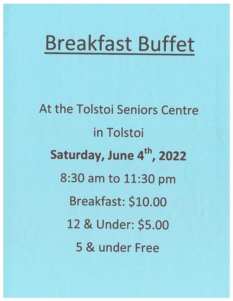 Tolstoi Breakfast Buffet