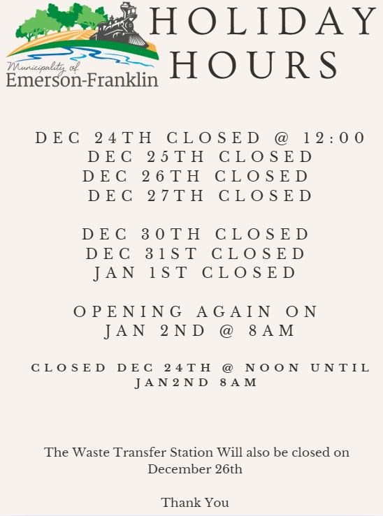 Municipal Office's Closed