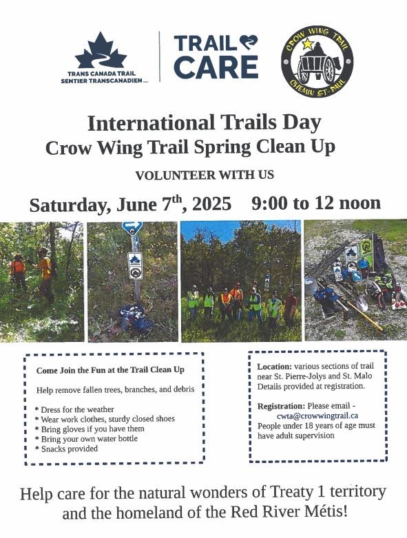 Crow Wing Trail Spring Clean Up