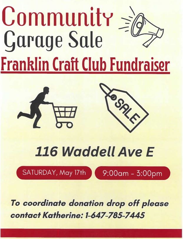 Franklin Craft Club Fundraiser
