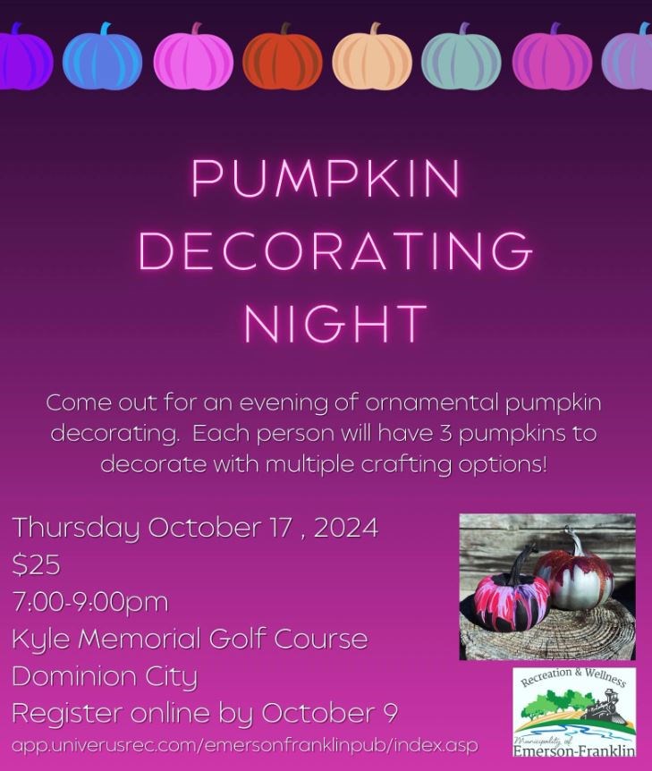 Pumpkin Decorating Night